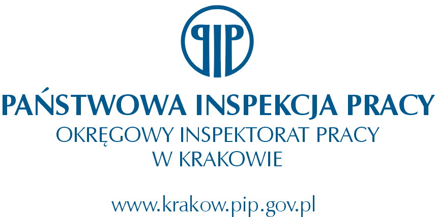 Logotyp Państwowej Inspekcji Pracy - Okręgowego Inspektoratu Pracy w Krakowie